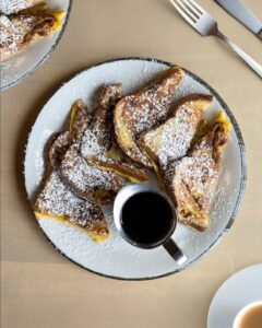 French Toast breakfast from Lakeside Bakery 