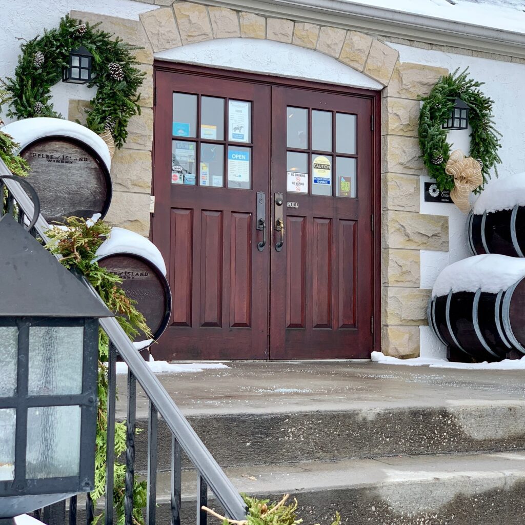 Wintertime at Pelee Island Winery